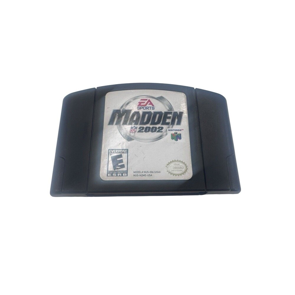 Madden 2002 - Nintendo 64 N64 Authentic OEM Cartridge Only - Fast Shipping